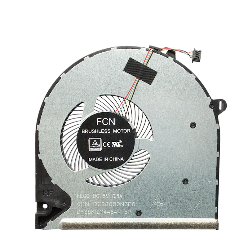 Cooling Fan HP 15-DU 15S-DU 15S-DY 15-DW TPN-C139 DC28000N6F0 ...