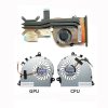 CPU GPU Cooling Fan Heatsink MSI GS70 GS72 MS-1771 1773