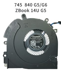 Alternative view of CPU Cooling Cooler Fan For HP Elitbook 745 840 850 845 G5/G6 ZBOOK 14U G5 15U G6