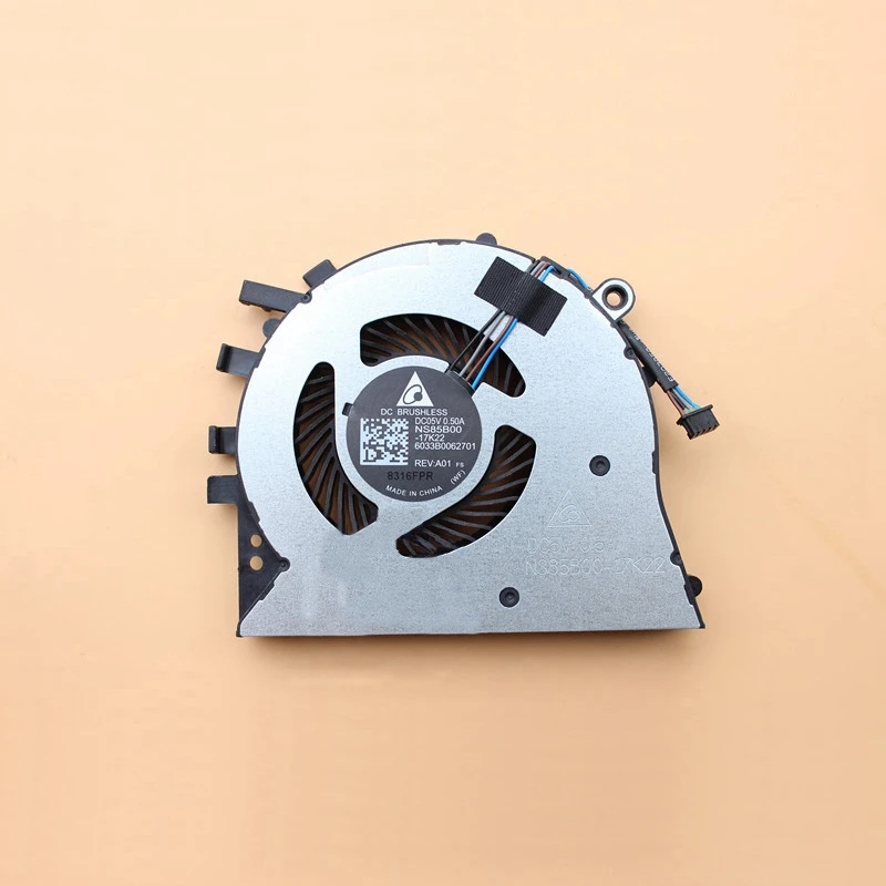 CPU Cooling Fan For HP 17-ca / 17-by Series Laptops, 5V 4-Pin (6033B0062601 / L22531-001)