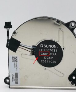 Cooling Fan HP ZBook Power 15 G7 G8 G9 HSN- Q26C HSN-Q36C EG75070S1-C601-S9A EG75070S1-C611-S9A N29325-001 - Image 3
