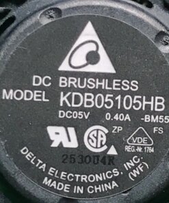 Alternative view of Asus Zenbook UX21 UX21E UX21A UX21EP DC28000BUDS KDB05105HB-BM55 4PIN Cooling Fan