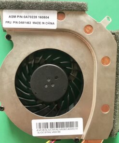 Alternative view of Lenovo ASM P/N:0A70228 160504 04W1463 3LGC9TALV603B Heatsink Cooling Fan