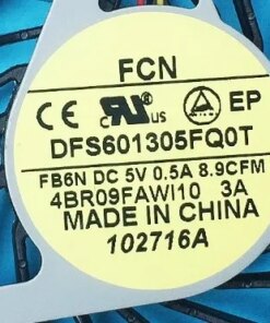 dell Inspiron 17R-5720 17R-7720 3760 FCN DFS601305FQ0T FB6N - 0D0D6C cpu Cooling Fan - Image 3