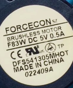 Alternative view of Cooling Fan Forcecon sz DFS541305MHOT DFS541305MH0T F83W DC5V 0.5A