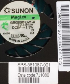 HP Probook 5310M 5310 SPS-581088-001 SPS-581087-001 581087-001 Cooling Fan - Image 2
