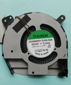 Alternative view of Cooling Fan Dell Latitude 5401 EG50060S1-C400-S9A 0YX3WM 0.34A 4PIN