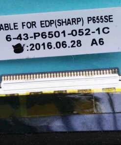 40pin 4K 0.4pitch lcd edp cable Clevo P655SE P650RA P651SE P650RG P651RE P655SE 6-43-P6501-052-1C - Image 3
