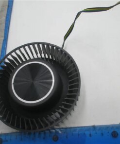 Alternative view of 75MM FD7525H12D Gpu Fan DC12V 1.20AMP 4PIN Asus Turbo Rtx 2060 2070 2080 2060S