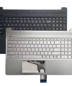 HP 15-DY 15T-DY 15-EF 15S-FQ 15S-EQ TPN-Q222 Ru US ES LAT UK keyboard Palmrest Case
