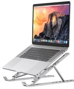 Aluminum Laptop Stand Bracket Macbook Air Pro Foldable Angle Adjustment Cooling Holder