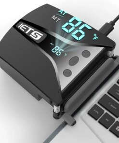 Laptop external cooling fan radiator + Display Adjustable Speed Auto Temp Detection 5500RPM