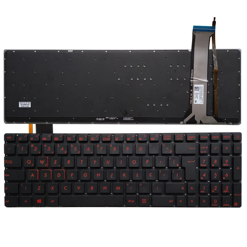 Asus GL752 GL752V GL752VL GL752VW GL752VWM BR DE IT PT TR CH backlit keyboard - Image 6
