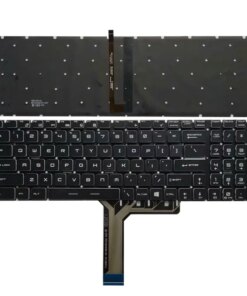 Alternative view of US UK ES keyboard For MSI GP72 GL62 GL72 GP72MVR GL62M 7RD GL62MVR GL72M GL73 WS60 WS72 WT72 PE60 PE70 PX60