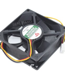Alternative view of YTD128025B 8CM Cooling Fan DC12V 0.60A 3Lines