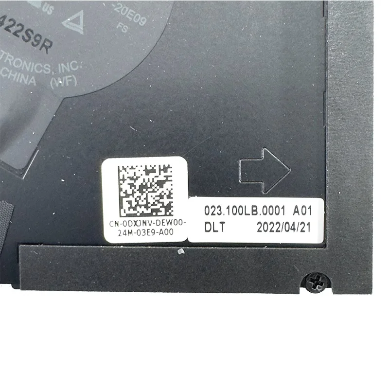 Cooling Fan dell Latitude 5520 Precision 3560 0DXJNV - Image 3