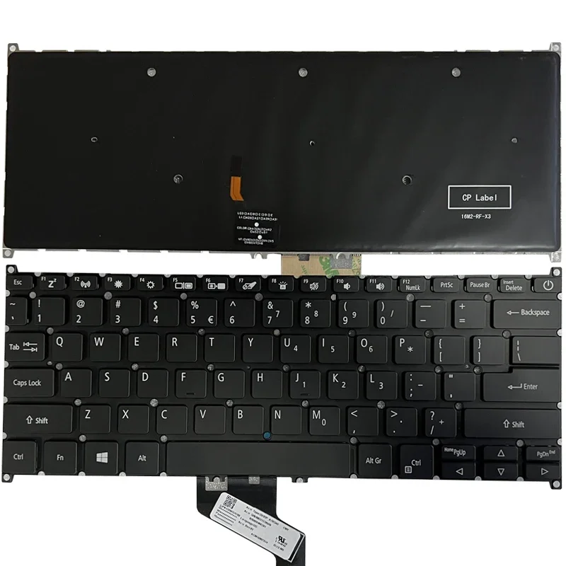 US keyboard backlight Acer Swift 5 SF514-52 SF514-52T SF514-54 SF514-51 SF515-51 SF514-52T-59HY SF514-52T-590U - Image 2