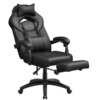 Adjustable Gaming Chair 135 angle backrest Adaptive Vegan Leather Thick Pad Resting Ergonomic Chair Neck Leg Rest