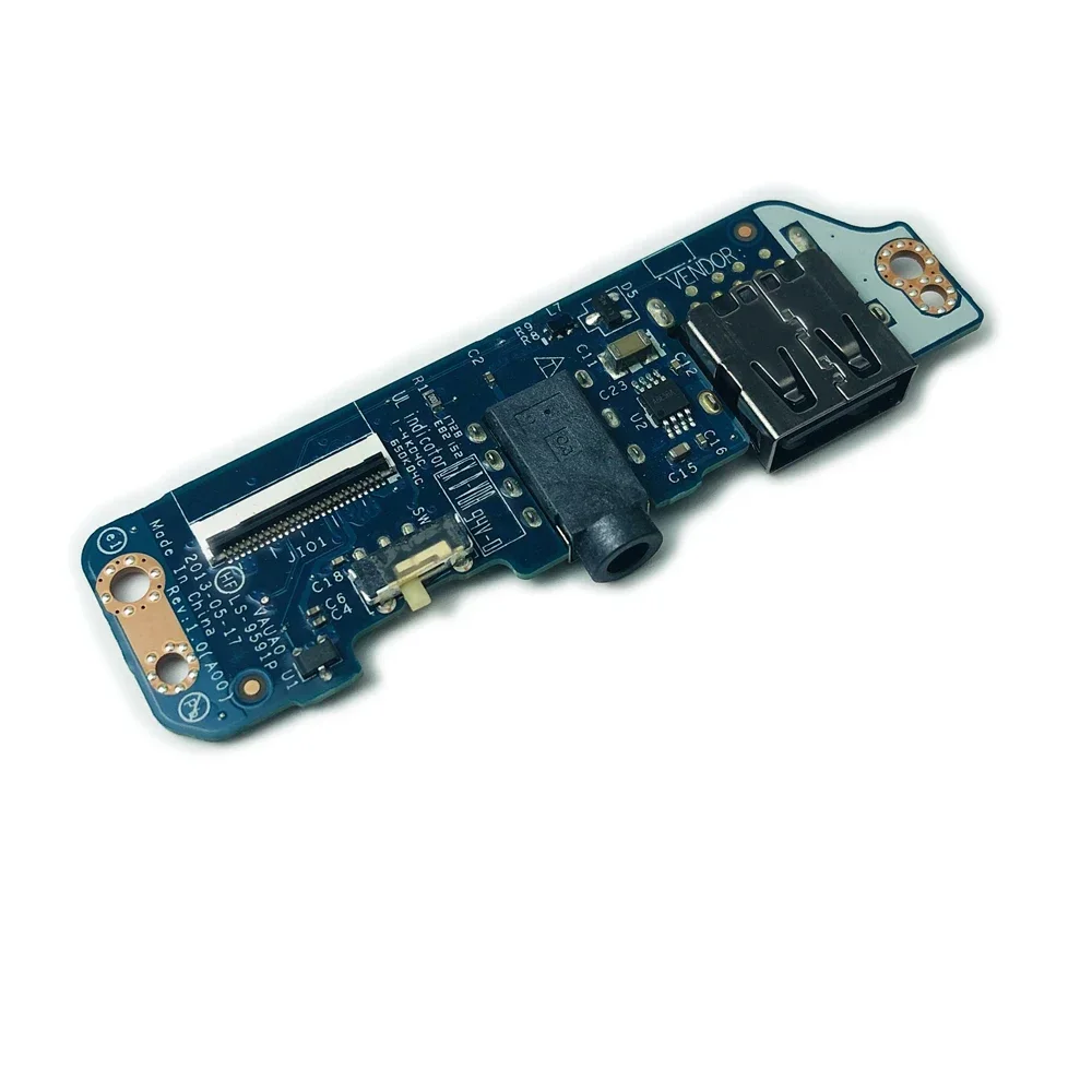Dell Latitude E7440 USB Audio Port IO Circuit Board 0H65F0 LS-9591P - Image 2