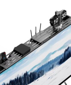 PC Monitor Desktop TV Top Shelf Adjustable Screen Computer Rack 2 Boxes