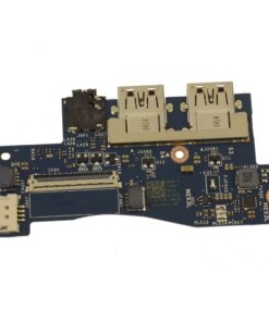 Dell Inspiron 7490 LS-H451P 0HT63C I/O Audio Headphone USB Port Switch Power Button Board - Image 3