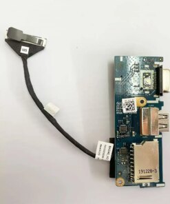 Alternative view of Dell Vostro 5468 P75G BKD40 LS-D822P 03RJG2 Card Reader VGA USB Port Power Button Board