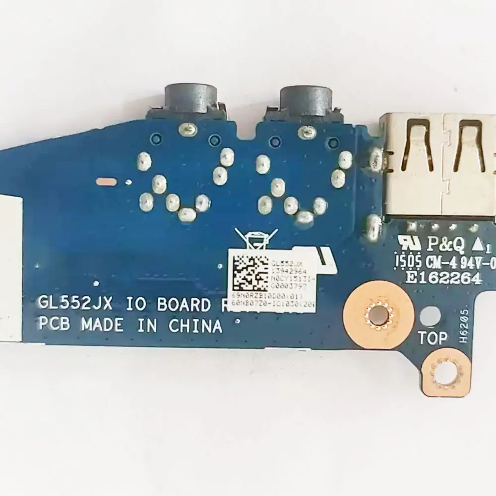 ASUS ROG ZX50V ZX50J FX51V GL552J GL552JX GL552V GL552VD GL552VW FX-PRO FX-PLUS USB Audio Port Board - Image 3