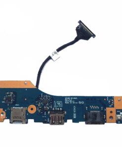 Alternative view of Lenovo ThinkPad E480 E485 R480 Laptop I/O RJ45 USB Switch Power Board Cable EE480 NS-B421 01LW175