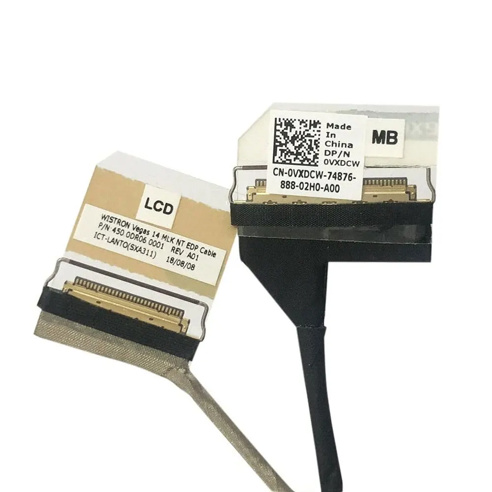 Dell Inspiron 14 3476 Vostro 14 3478 3473 V3478 V3473 Video LCD Camera Cable 0VXDCW - Image 4