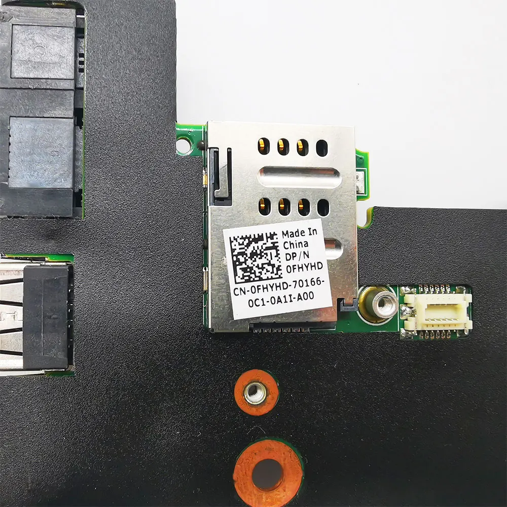 Dell Latitude E5410 P06G LAN USB RJ45 SIM I/O Power Button Board 0FHYHD - Image 4
