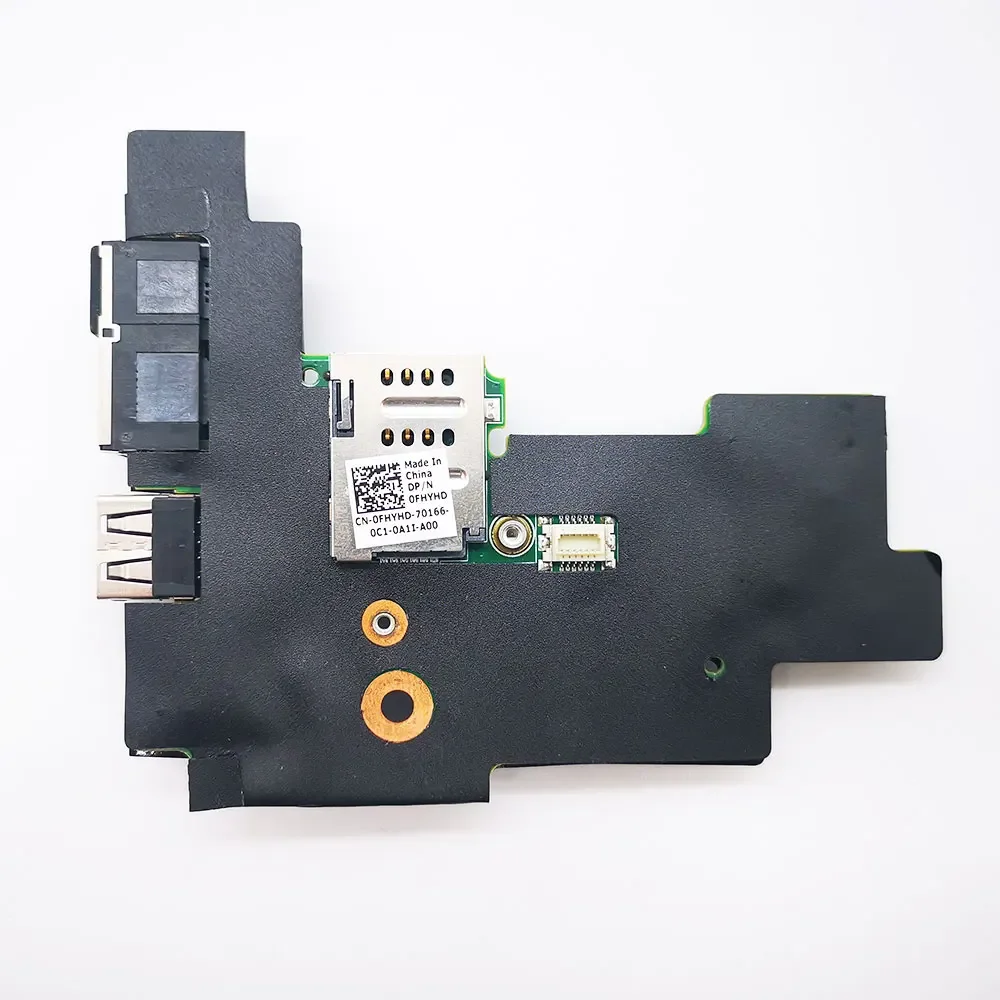 Dell Latitude E5410 P06G LAN USB RJ45 SIM I/O Power Button Board 0FHYHD - Image 3