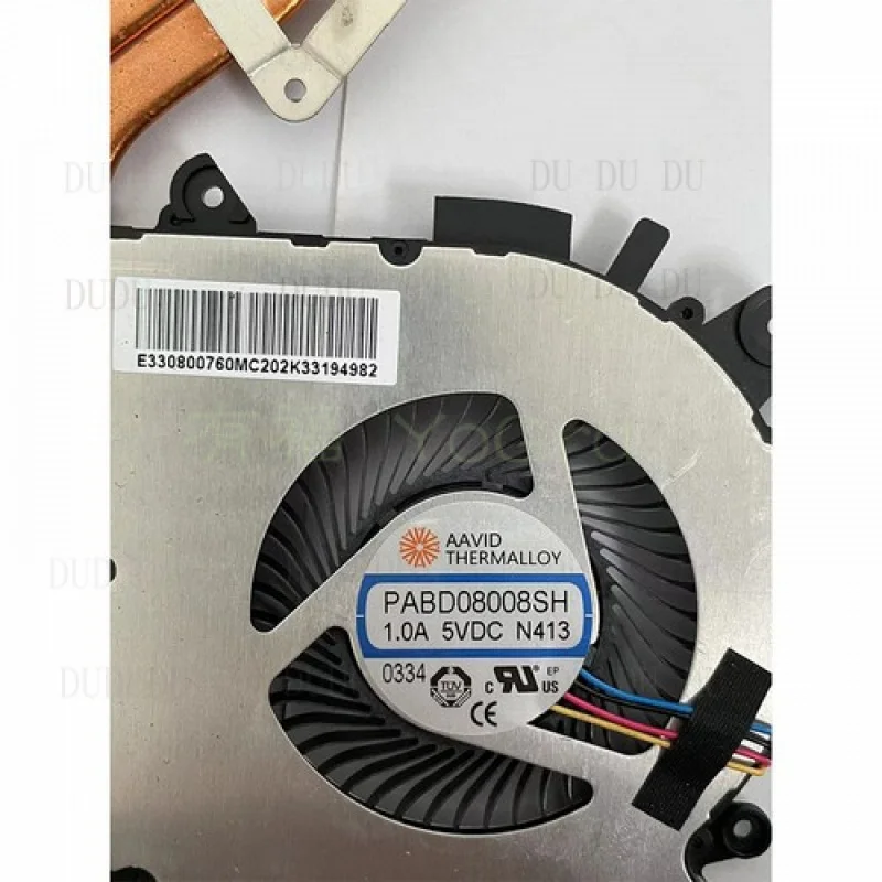 MSI GF63 MS-16R1/R3/R5 GF65 WF65 Cooling Fan Heatsink PABD08008SH N413 - Image 5