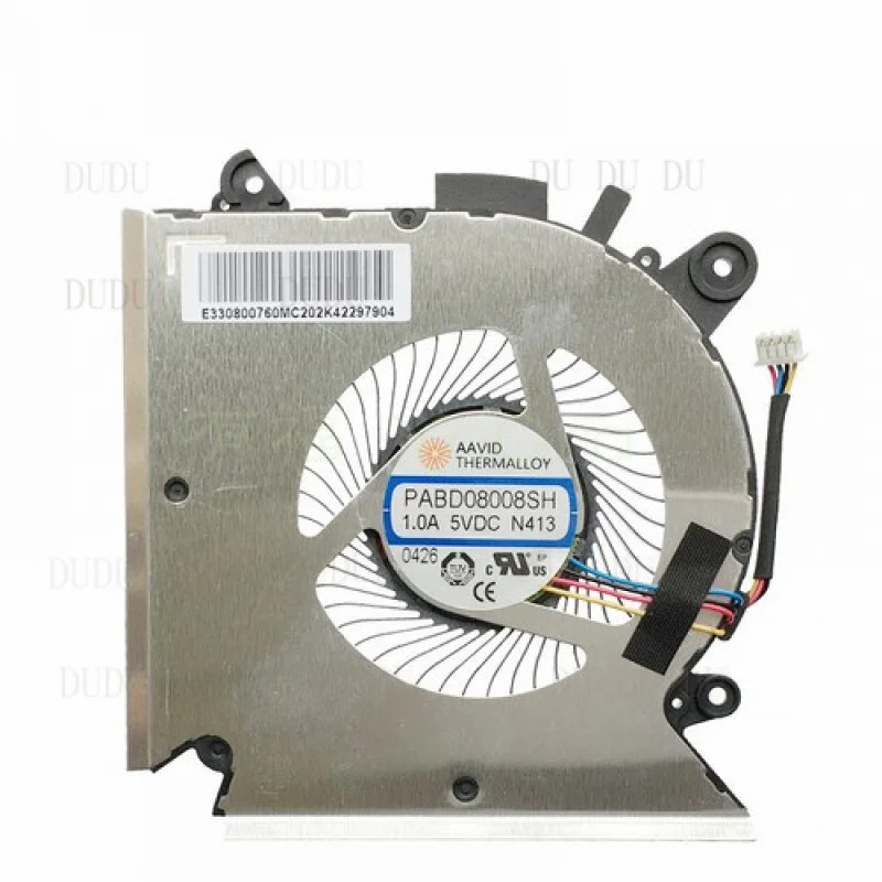 MSI GF63 MS-16R1/R3/R5 GF65 WF65 Cooling Fan Heatsink PABD08008SH N413 - Image 4