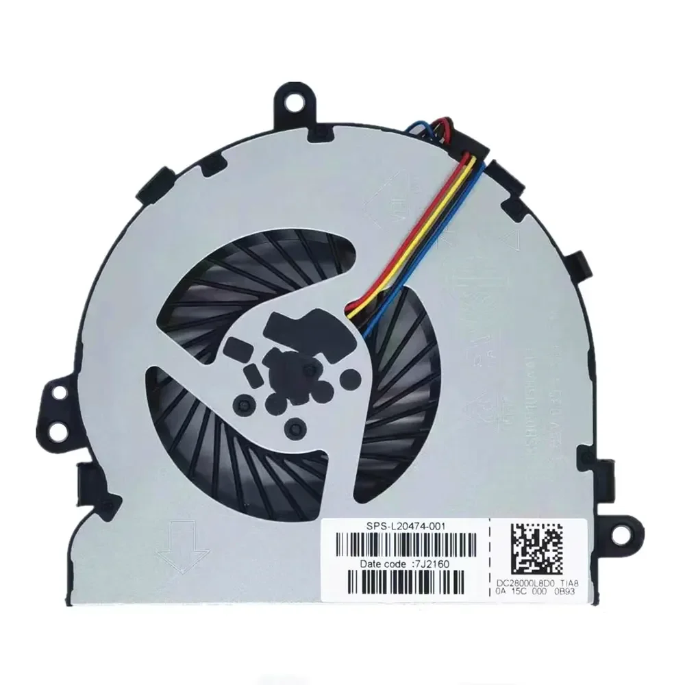 HP 15-DB 15-BW 15-DY 15-DR 15-DX 15-DA 250 255 256 G7 TPN-C130 TPN-C135 TPN-C136 Cooling Fan L20474-001 - Image 5