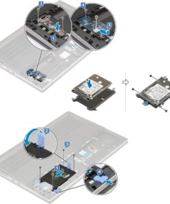 Dell Precision 7730 7740 M7730 M7740 M.2 NVEM SATA HDD SSD Board Bracket - Image 6