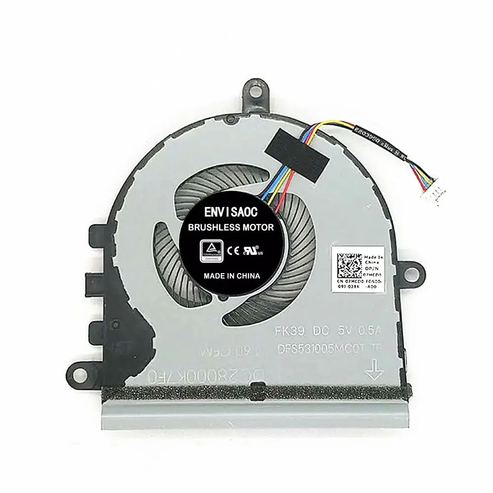Dell Inspiron 15 5575 5570 5593 3533 3583 3584 3585 3593 3595 P75F 3501 3502 3505 cooling Fan - Image 3