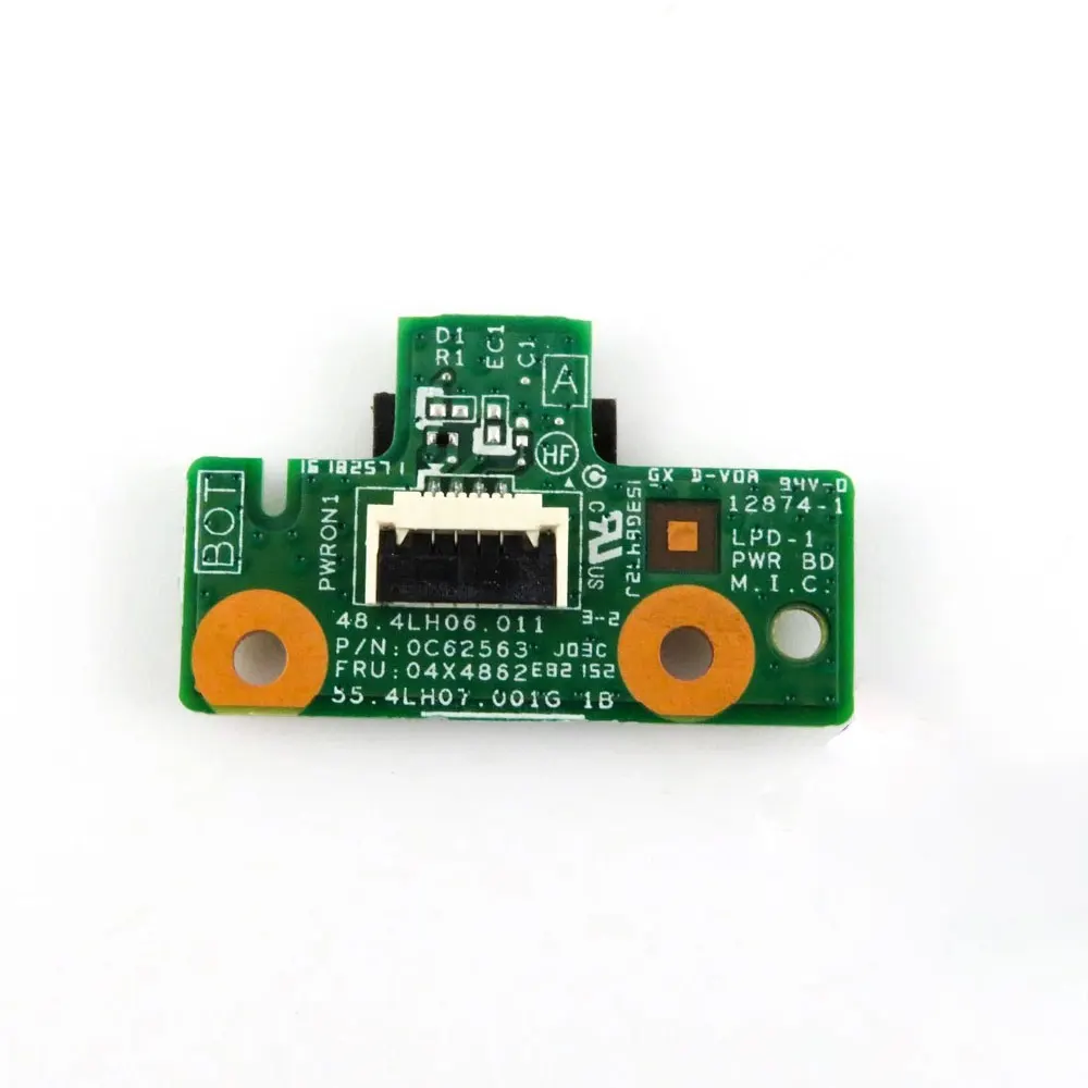 Lenovo ThinkPad L540 Power Button Board 04X4862 0C62563 48.4LH11.011 04X4863 - Image 6