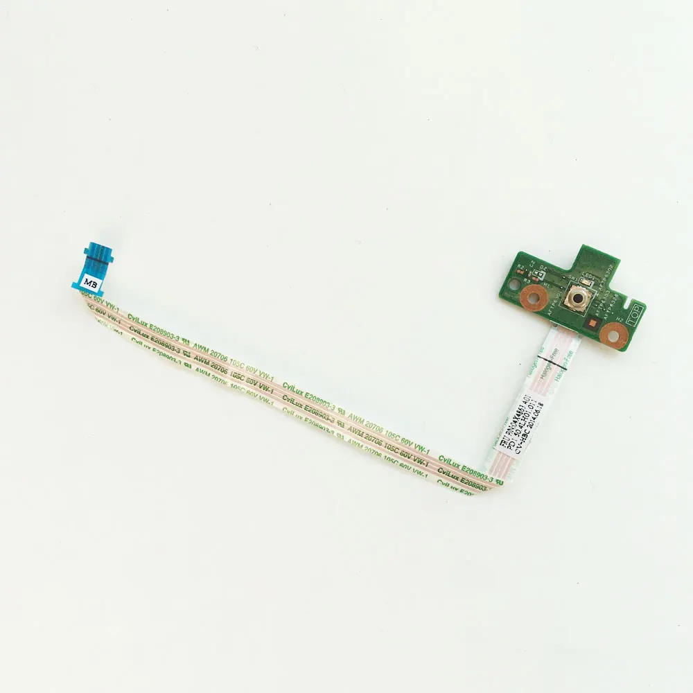 Lenovo ThinkPad L540 Power Button Board 04X4862 0C62563 48.4LH11.011 04X4863 - Image 2
