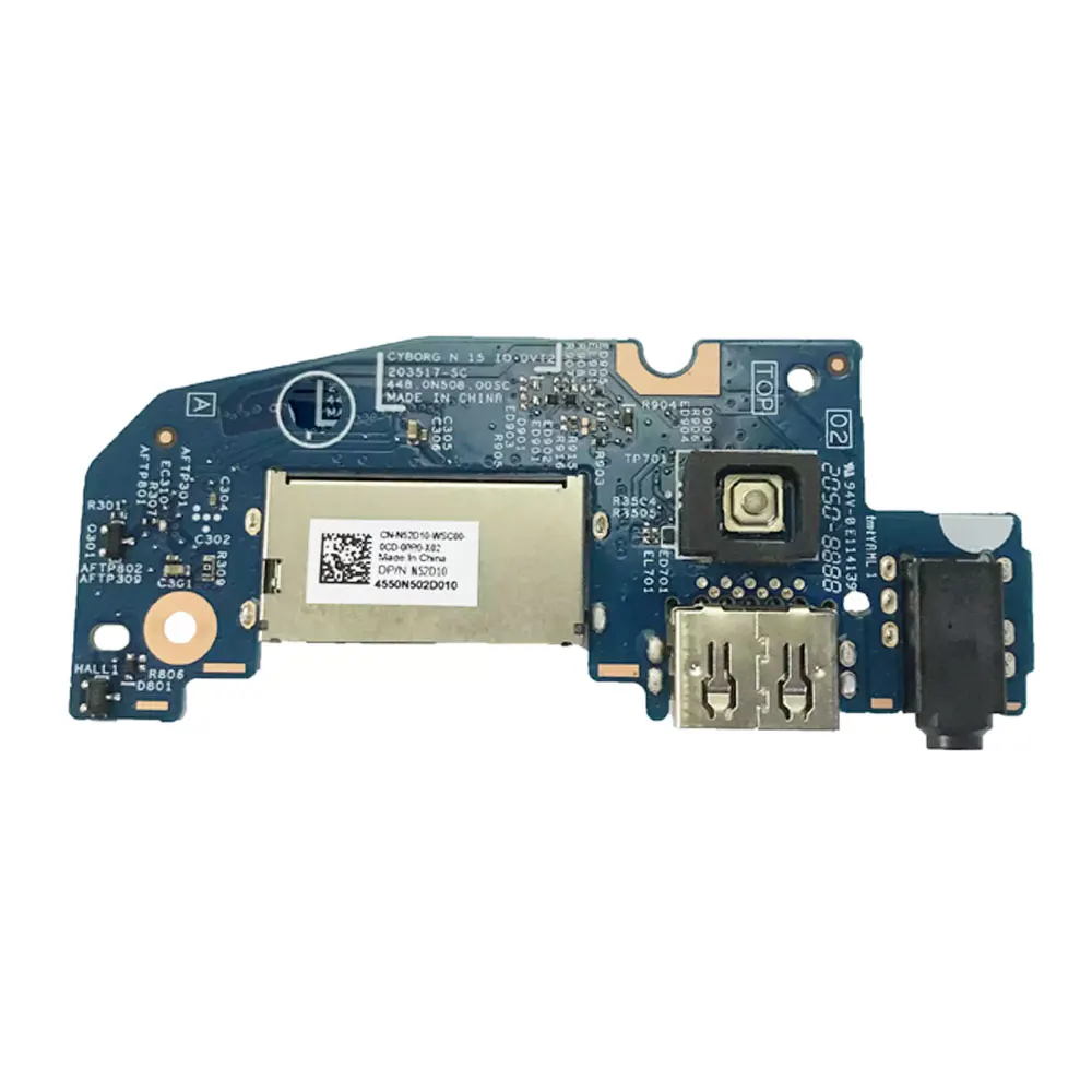 Dell Inspiron 5510 5515 5518 Card Reader Audio USB Power Button Board 0PJ0KN 0KCHVM - Image 3