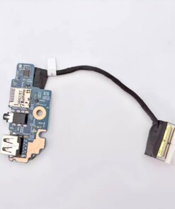 Alternative view of Dell Inspiron 13 7300 7306 Card Reader Audio USB Port Board 0CJ8X7 19A17-1 0XH5FC