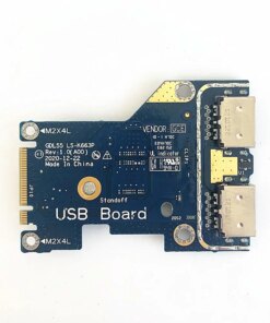 Dell Gaming G15 5510 5511 RJ45 3.5mm Audio USB 3.2 Port Board I/O LS-K662P 0PMY37 LS-K663P 0TR4T5 - Image 4
