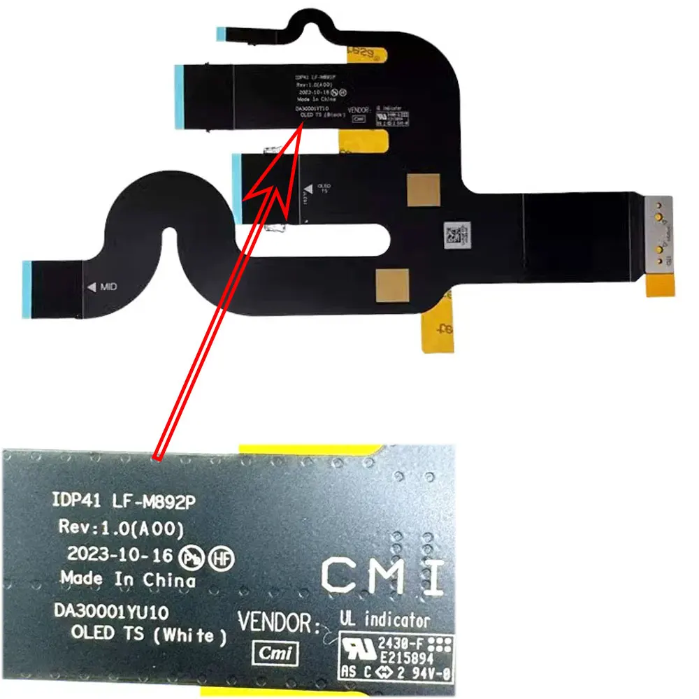 Dell XPS14 9440 OLED Video LCD Cable LF-M891P LF-M892P LF-M893P LF-M894P - Image 4