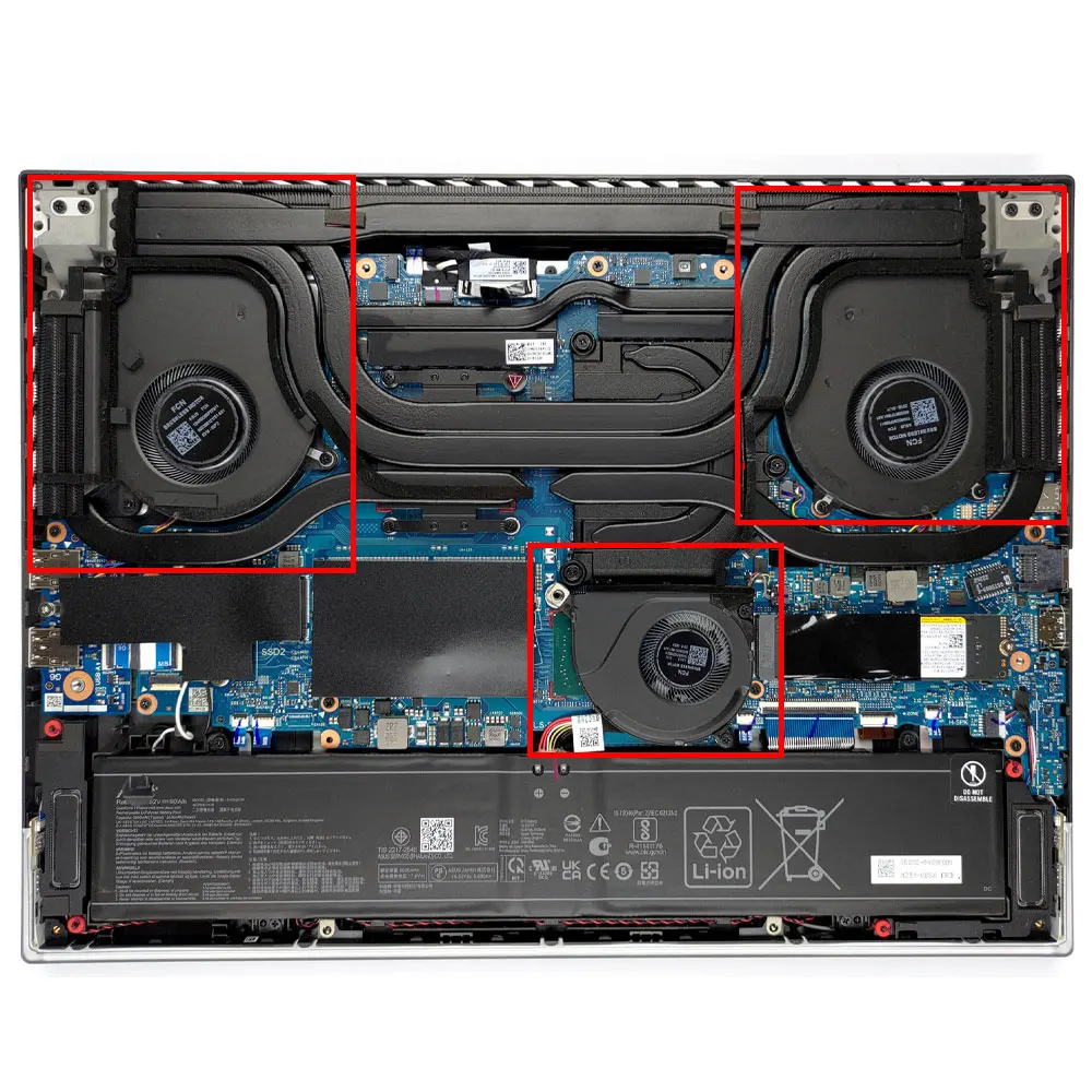 ASUS ROG Strix G16 G614J G614JZ G614JU G614JV G614P G614PR G634JZ G634JY Cooling Fan - Image 6