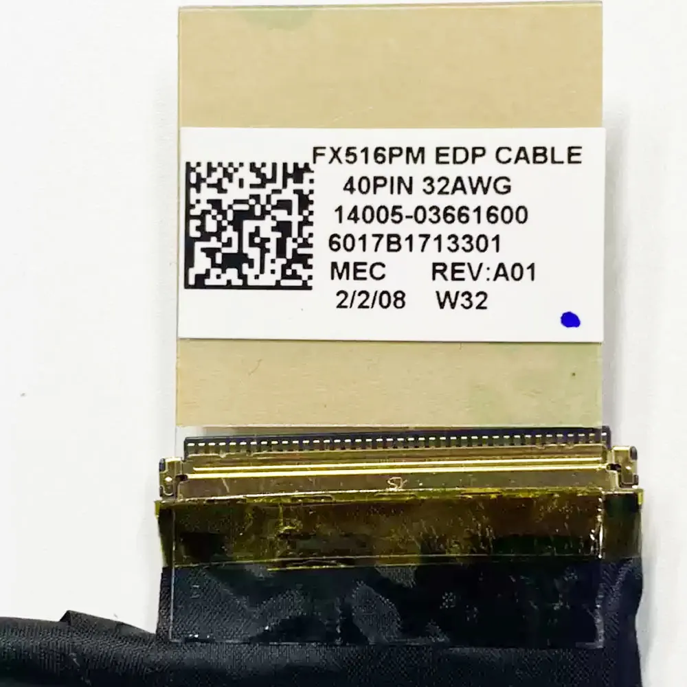 ASUS TUF Air Dash F15 FX516 FX516P FX516PE FX516PM FX516PR LCD LVDS Display Cable - Image 3
