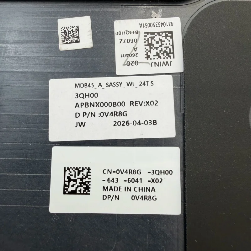 LCD Back Cover Case Dell Pro 5 3 14 P514260 P514265 XCPFF 0XCPFF V4R8G 0V4R8G - Image 5