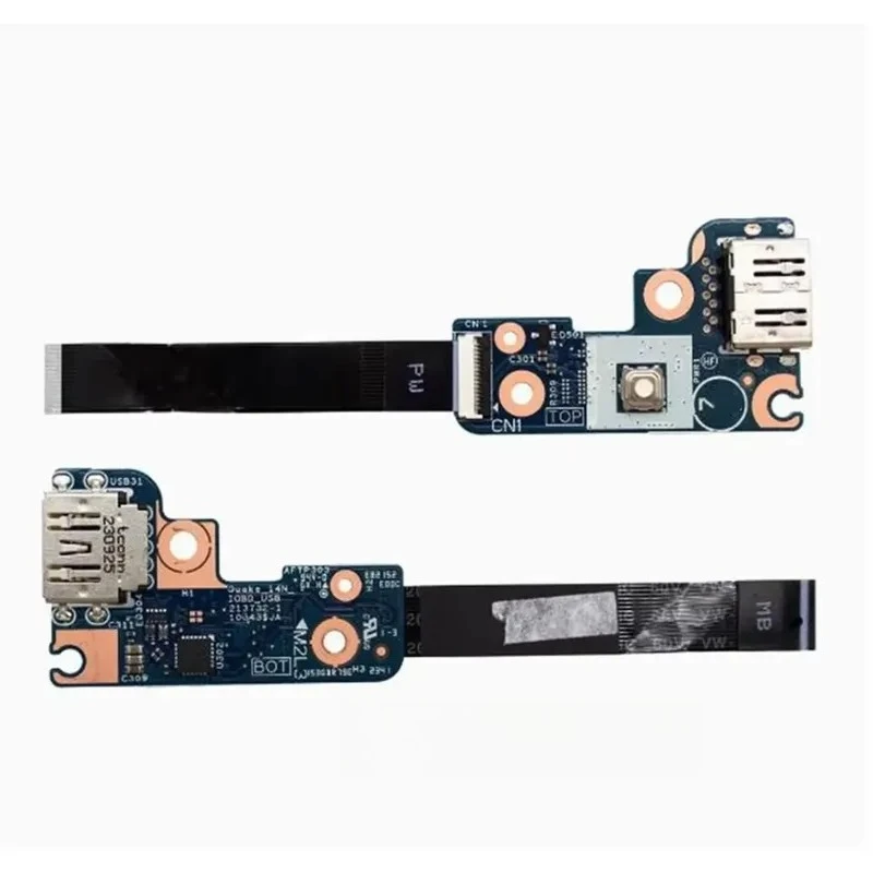 Dell Inspiron 14 Plus 7430 7435 touchpad speakers USB switch button board - Image 5