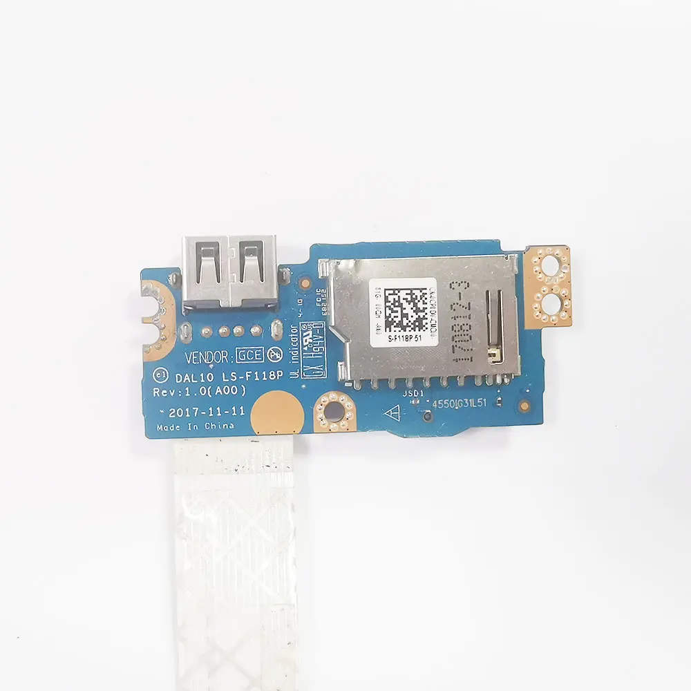 Dell Latitude 3490 3590 E3490 E3590 P89G IO Card VGA USB Board 0JXKP3 0CP8DV LS-F118 05C01V LS-F117P - Image 5