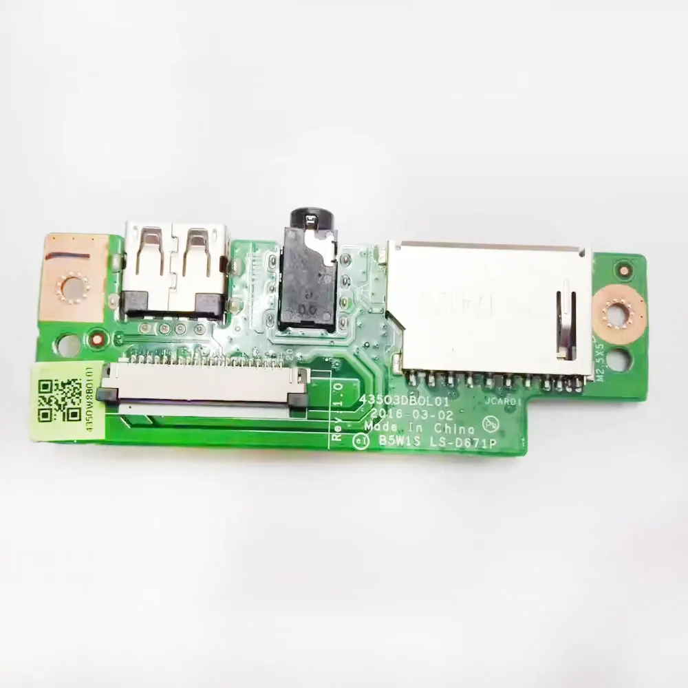 Acer Aspire ES1-523 ES1-533 ES1-572 ES1-524 ES1-731 ES1-732 Audio SD Card Reader USB Board B5W1S LS-D671P - Image 6