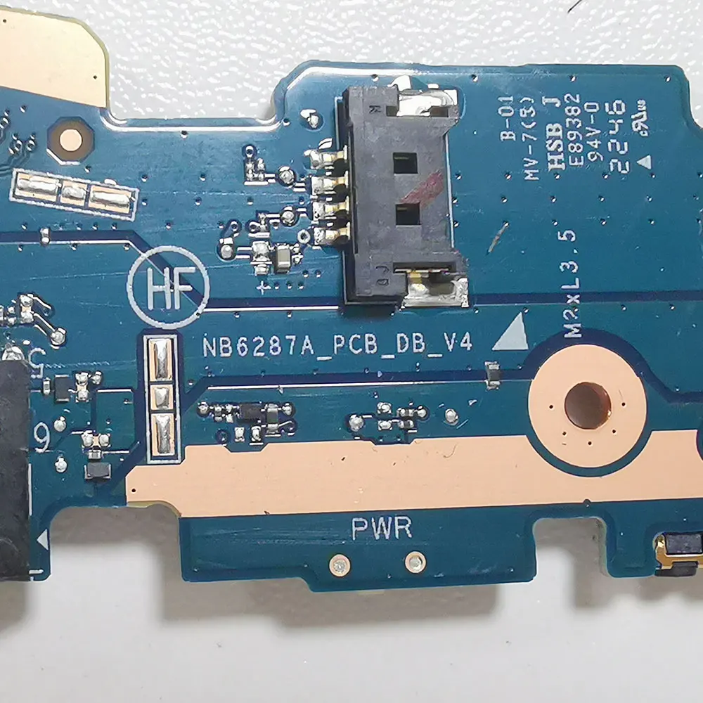 Lenovo Yoga Slim 6 14IAP8 USB Interface Audio Power Button Board NB6287A 5C50S25457 NB6287B - Image 4
