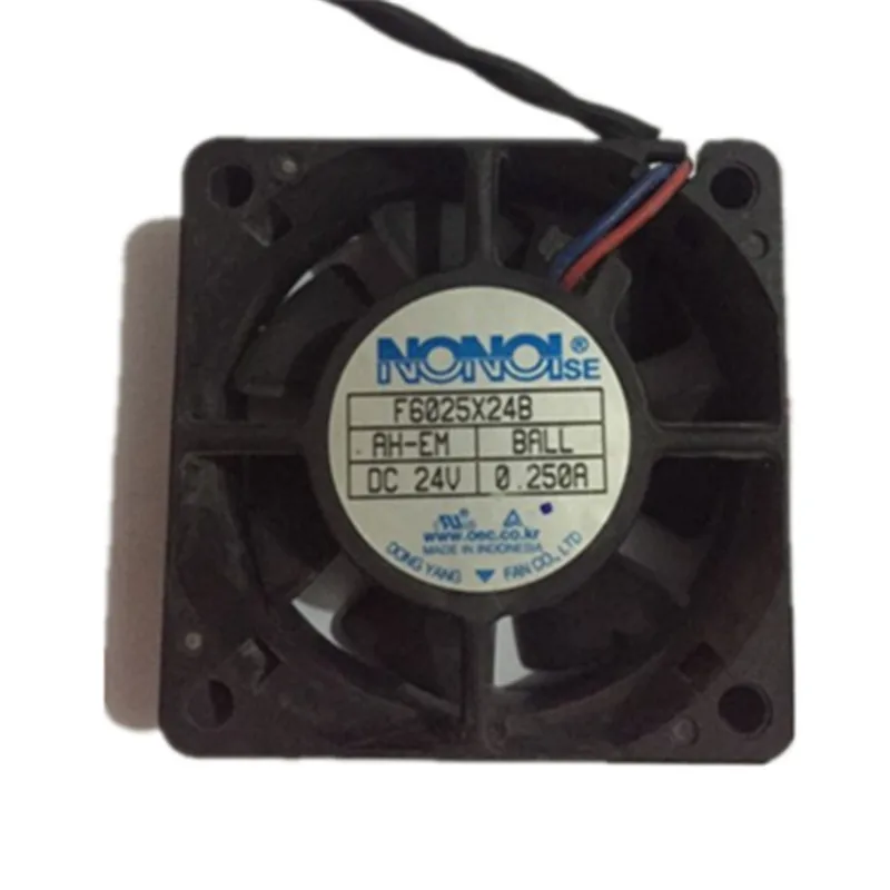 F6025X24B DC24V 0.25A 6cm 6025 60x60x25mm Cooling Fan